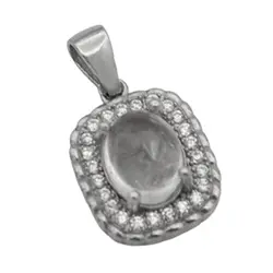 گردنبند در نجف نقره زنانه طرح قناری