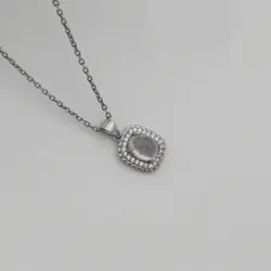 گردنبند در نجف نقره زنانه طرح قناری