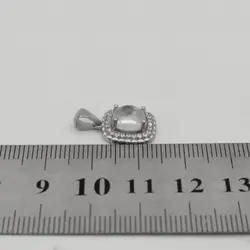 گردنبند در نجف نقره زنانه طرح قناری