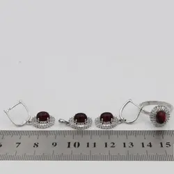 نیم ست عقیق سرخ نقره زنانه طرح فرزانه