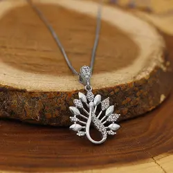 گردنبند فانتزی دخترانه نقره طرح سهره