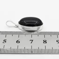 گردنبند عقیق مشکی نقره زنانه ومردانه طرح شمس + حرز امام جواد (ع)