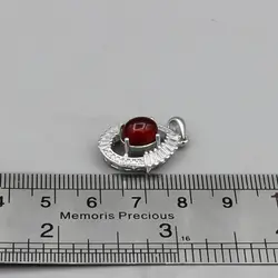 گردنبند عقیق سرخ نقره زنانه طرح ساناز