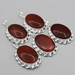 گردنبند عقیق سرخ نقره زنانه و مردانه طرح و ان یکاد + حرز صغیر امام جواد (ع) + تربت امام حسین (ع)