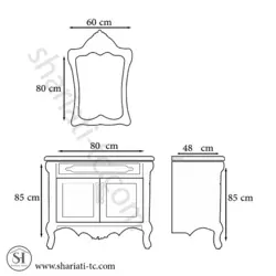 روشویی کابینتی فول ست SH مدل SH-102