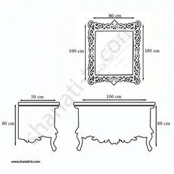روشویی کابینتی فول ست SH مدل SH-108