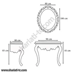 کابینت روشویی SH مدل SH-107Gold