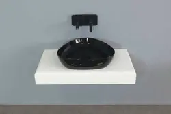 روشویی روکابینتی گاتریا مدل آسو Asoo مثلث مشکی