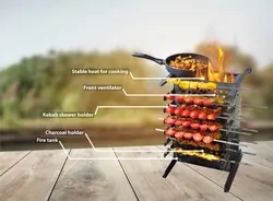 اجاق هیزمی ایستاده