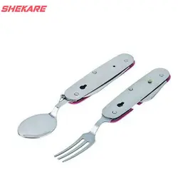 ست قاشق چنگال مسافرتی