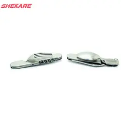 ست قاشق چنگال مسافرتی