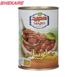 کنسرو خوراک لوبیا مجید - 400 گرم