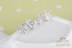 کلیپس گوش گل و دایره EAR735S0