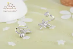 کلیپس گوش گل و دایره EAR735S0