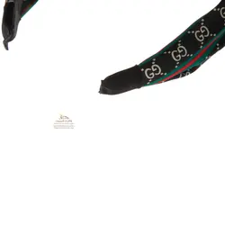 تل و هدبند زنانه پارچه ای پهن گوچی مشکی ACC063B0