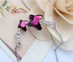 نیم ست پروانه تمام کریستال چک کد ۱۳۶۷۲