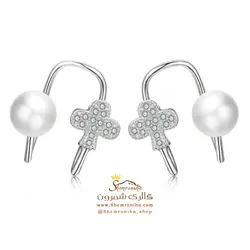 گوشواره زنانه کلیپسی مرواریدی EAR624S0