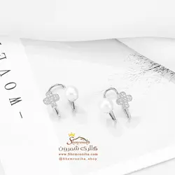 گوشواره زنانه کلیپسی مرواریدی EAR624S0