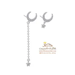 گوشواره زنانه ماه و ستاره EAR596S0