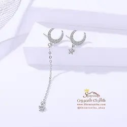 گوشواره زنانه ماه و ستاره EAR596S0