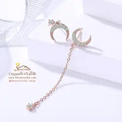 گوشواره زنانه ماه و ستاره EAR596S0