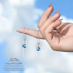 گوشواره زنانه پروانه مدل EAR701S0
