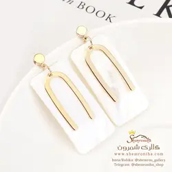 گوشواره زنانه آویزی سیلور EAR674G0