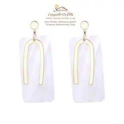 گوشواره زنانه آویزی سیلور EAR674G0