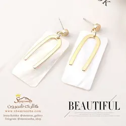 گوشواره زنانه آویزی سیلور EAR674G0