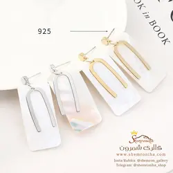 گوشواره زنانه آویزی سیلور EAR674G0