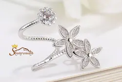 گوشواره کلیپسی زنانه گل ۹۶۴۶