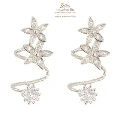 گوشواره کلیپسی زنانه گل ۹۶۴۶