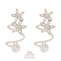 گوشواره کلیپسی زنانه گل ۹۶۴۶