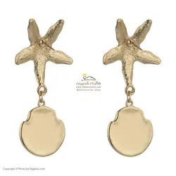 گوشواره زنانه ستاره دریایی و سکه EAR563B0