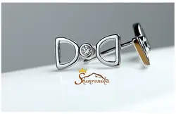 گوشواره طرح پاپیون با نگین زیرکُنیا - سیلور کد ۶۴۶۵