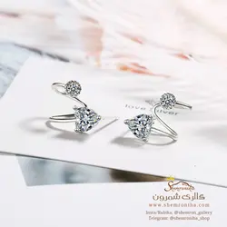 گوشواره زنانه کلیپسی میخی EAR656S0