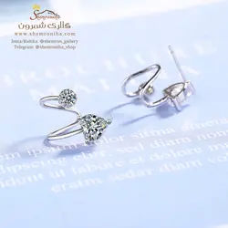 گوشواره زنانه کلیپسی میخی EAR656S0
