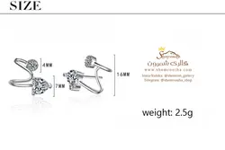 گوشواره زنانه کلیپسی میخی EAR656S0