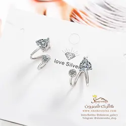 گوشواره زنانه کلیپسی میخی EAR656S0