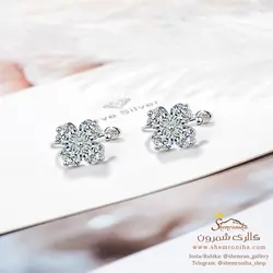 گوشواره زنانه کلیپسی گل EAR654S0