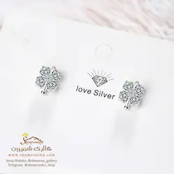 گوشواره زنانه کلیپسی گل EAR654S0