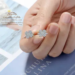 گوشواره زنانه کلیپسی گل EAR654S0