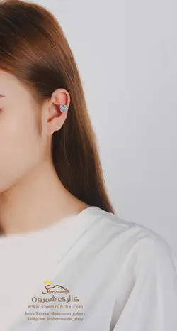گوشواره زنانه کلیپسی گل EAR654S0