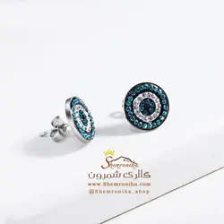 گوشواره زنانه چشم نظر سیلور EAR573G0