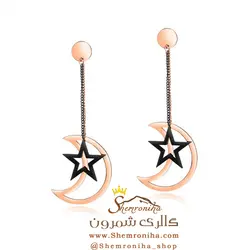 گوشواره ماه و ستاره EAR452R0