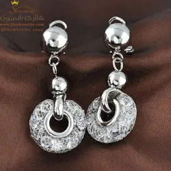 گوشواره تیوبی Stardust طرح سواروسکی EAR434S0