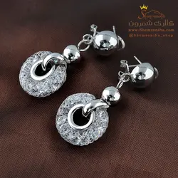 گوشواره تیوبی Stardust طرح سواروسکی EAR434S0