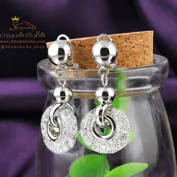 گوشواره تیوبی Stardust طرح سواروسکی EAR434S0