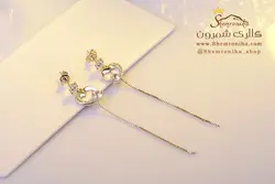 گوشواره قلب آویز دار EAR353S0