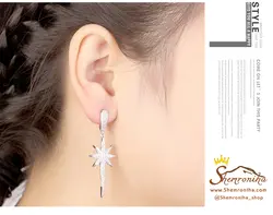 گوشواره زیر لاله گوشی ستاره دنباله دار سیلور EAR331S0